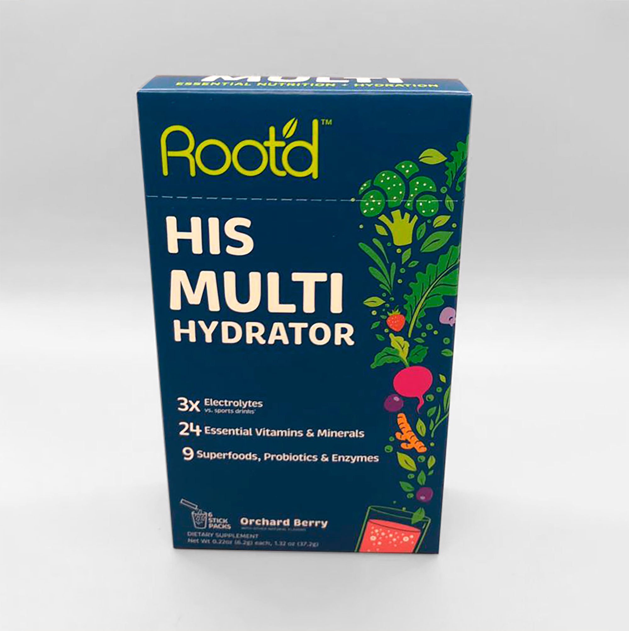 [Root'D] His MULTI - Essential Vitamins & Minerals + Electrolytes for Men