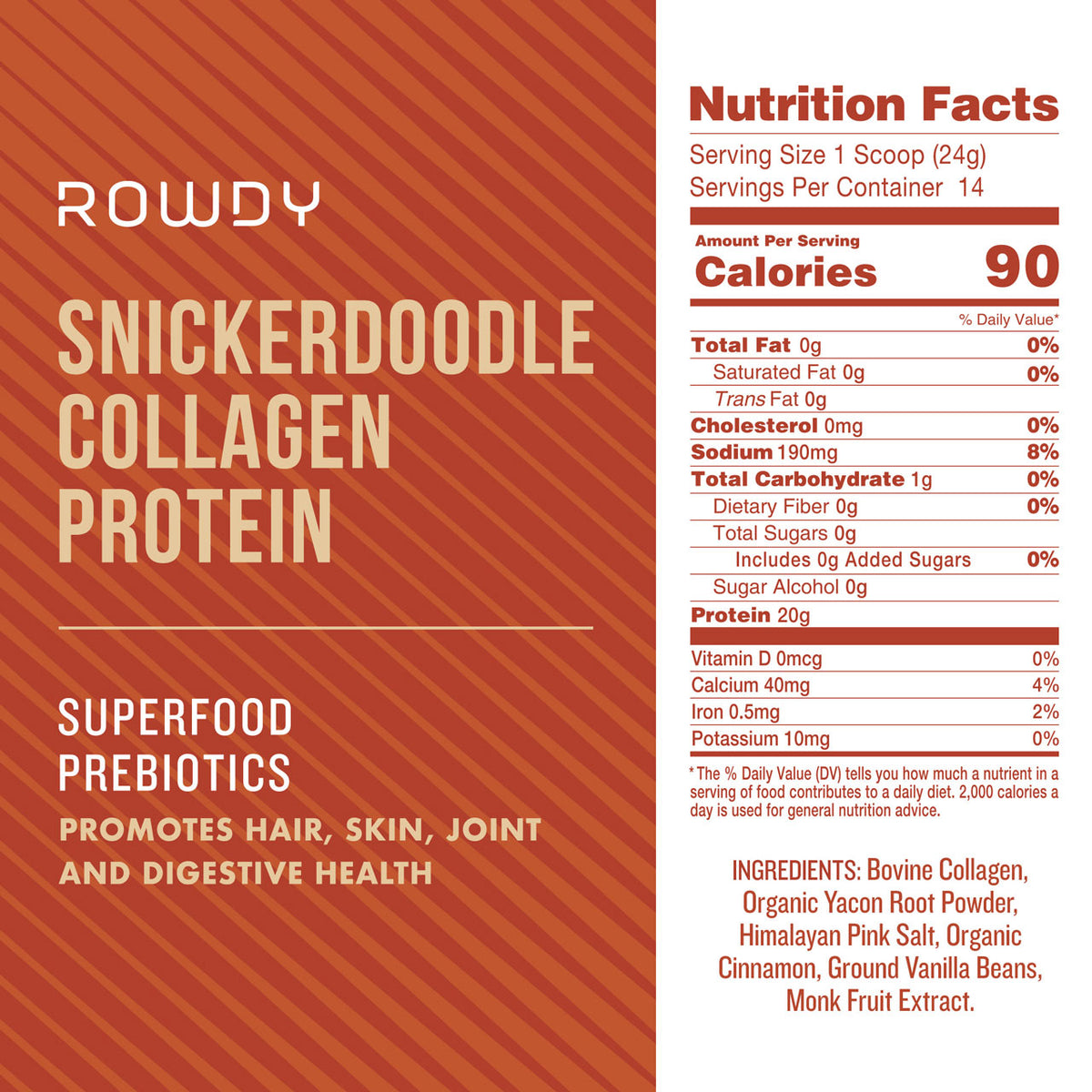 [Rowdy] Snickerdoodle Protein Powder