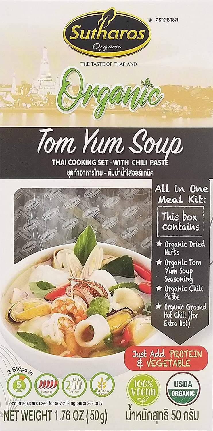 Sutharos Organic Tom Yum Soup Thai Meal Kit exclusive at Tastermonial