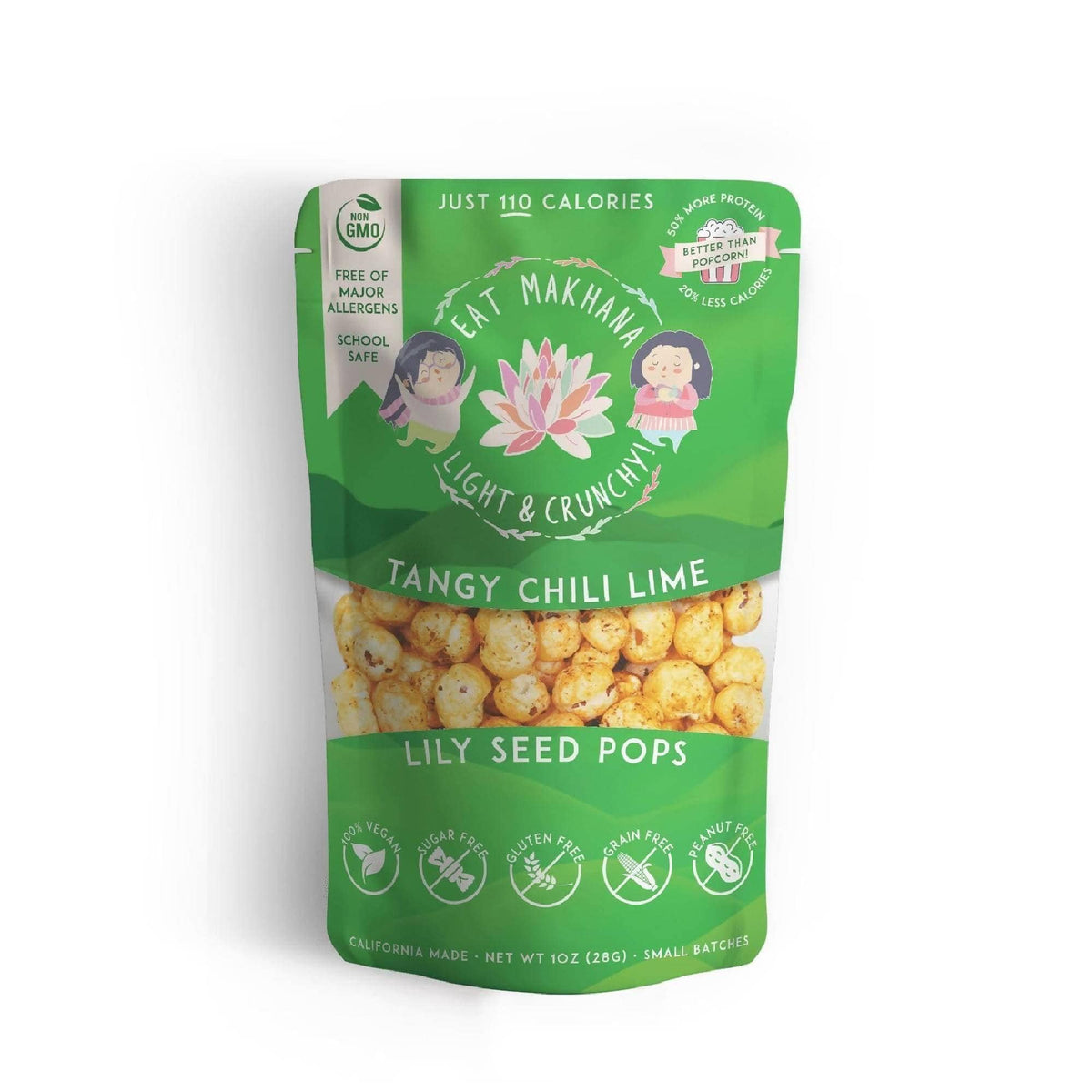 Tangy Chili and Lime Water Lily Seed Pops | 1oz I 4 Pack