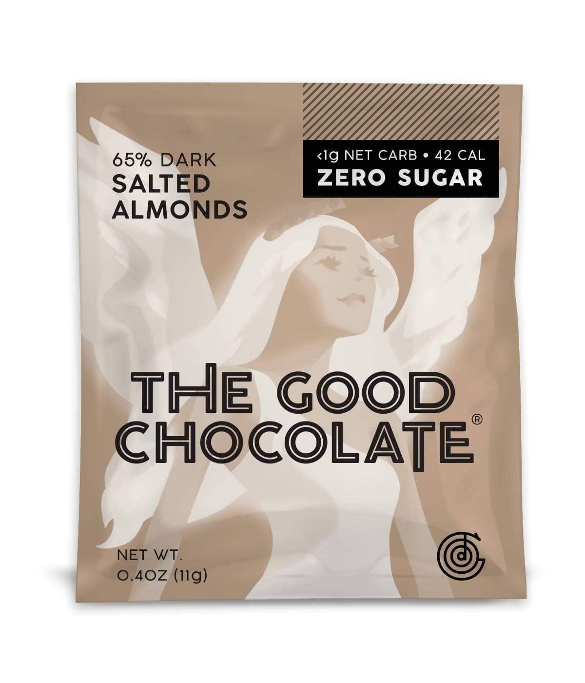 Salted Almonds 65% Zero Sugar Square exclusive at Tastermonial