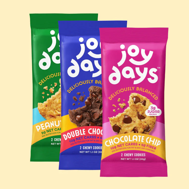 [Joy Days] Variety of Low Glycemic Cookies (18 servings)